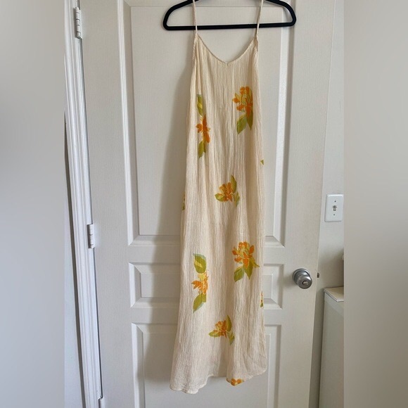 Savanna Morrow Andria floral-print crepon midi dress - Size M - Summer Dress - Picture 1 of 8